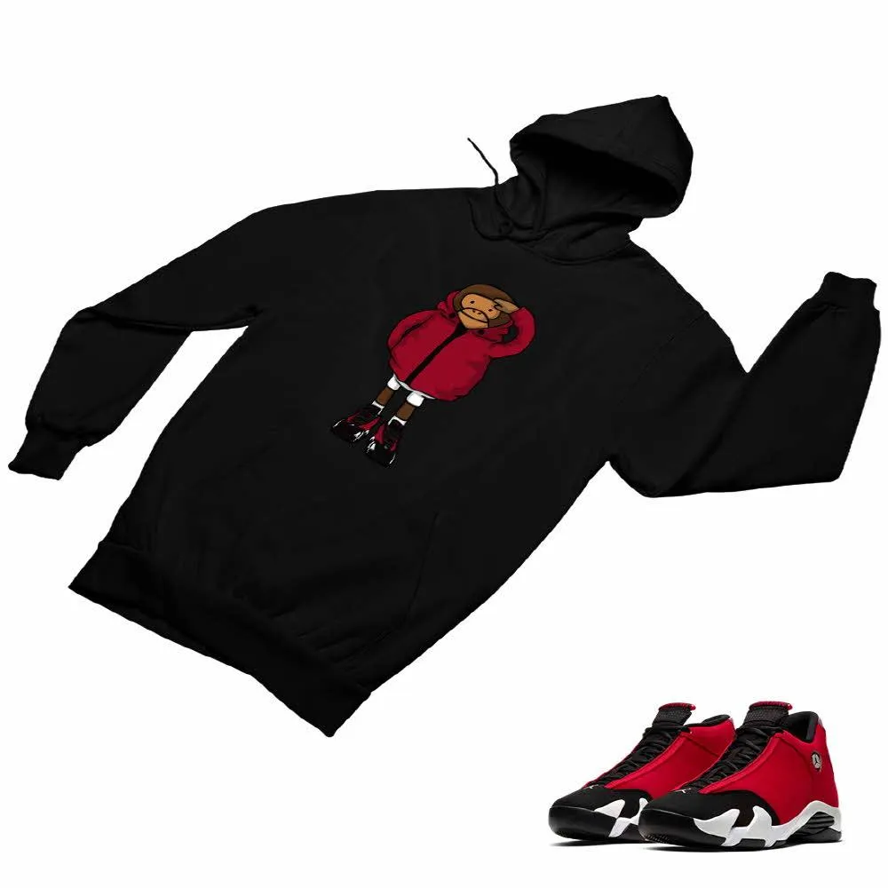 Jordan 14 Retro Gym Red Matching Custom Designed Hoodies JD 14-7-13