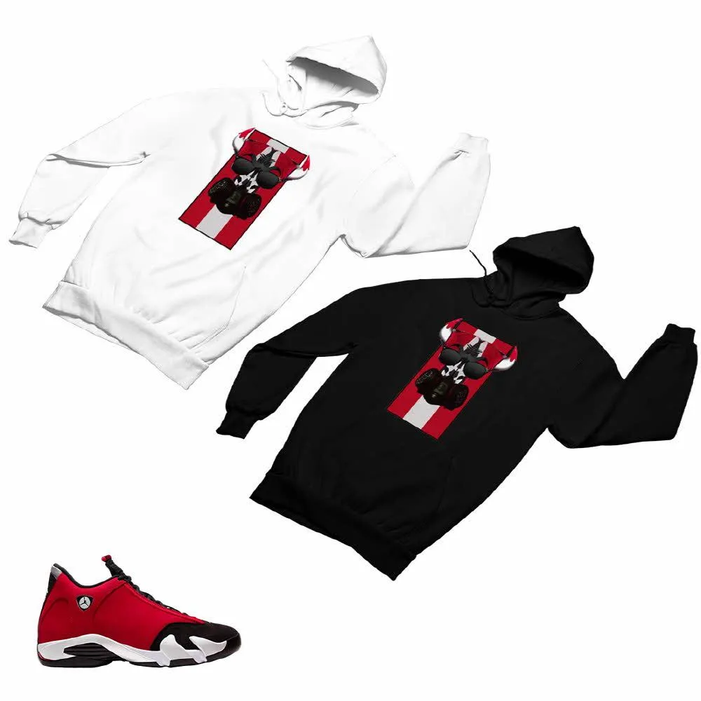 Jordan 14 Retro Gym Red Matching Custom Designed Hoodies JD 14-7-21