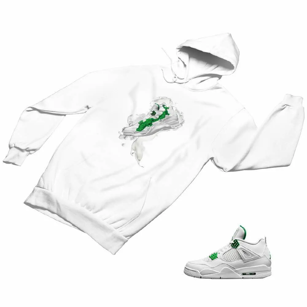 Jordan 4 Green Matching Custom Designed Hoodies JD 4-23-49