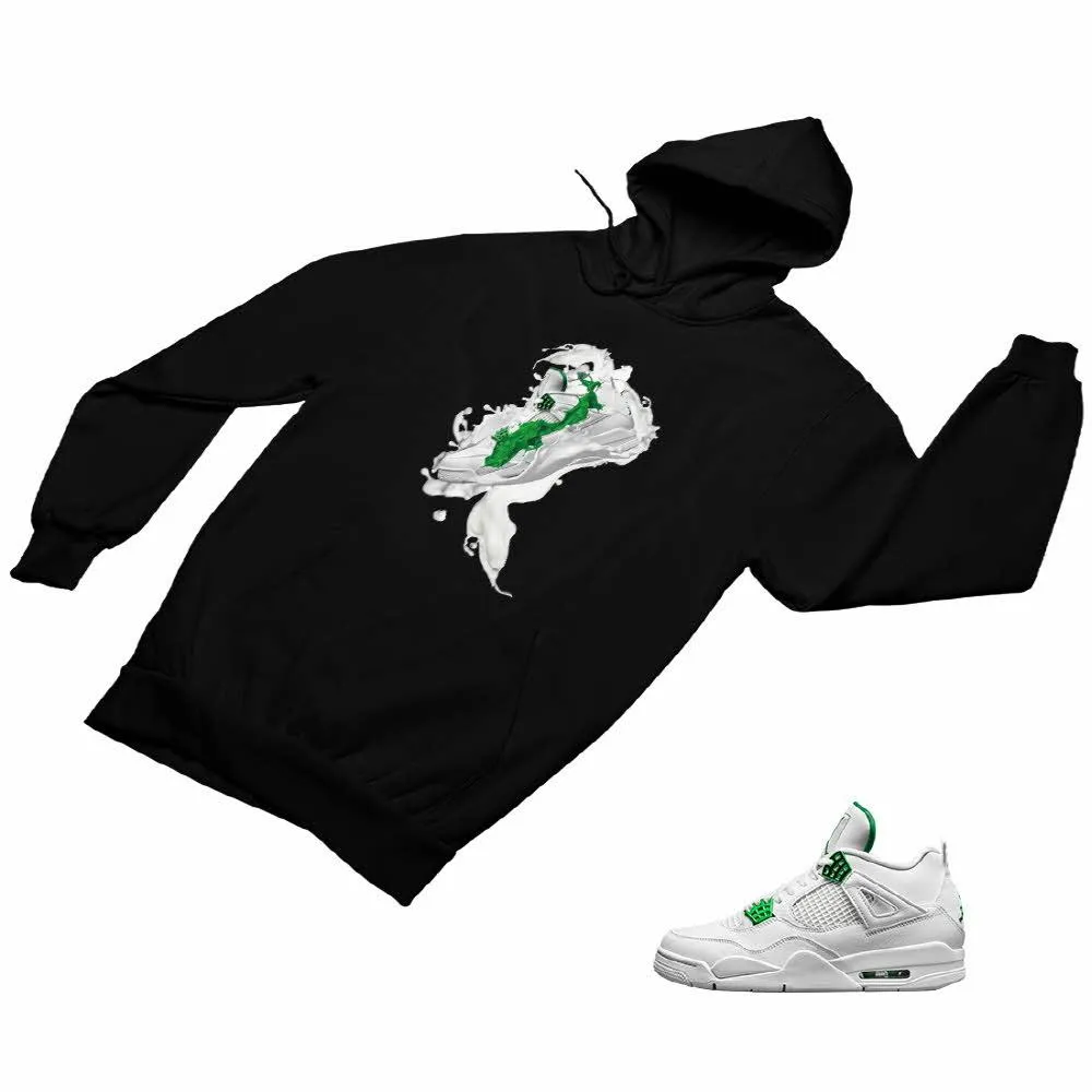 Jordan 4 Green Matching Custom Designed Hoodies JD 4-23-49