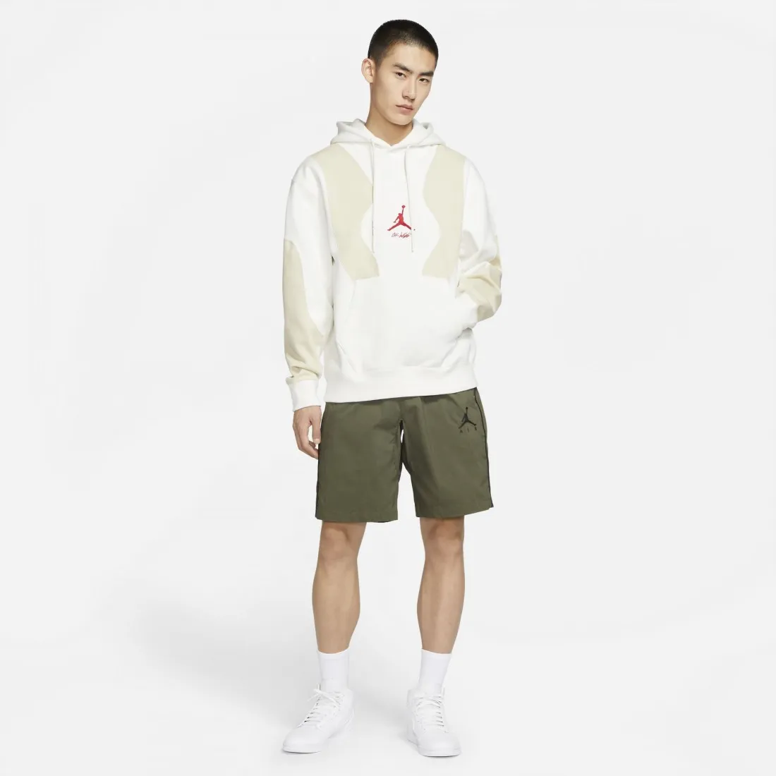 Jordan Men Jordan x Off-White Hoody (sail / fossil / university red)