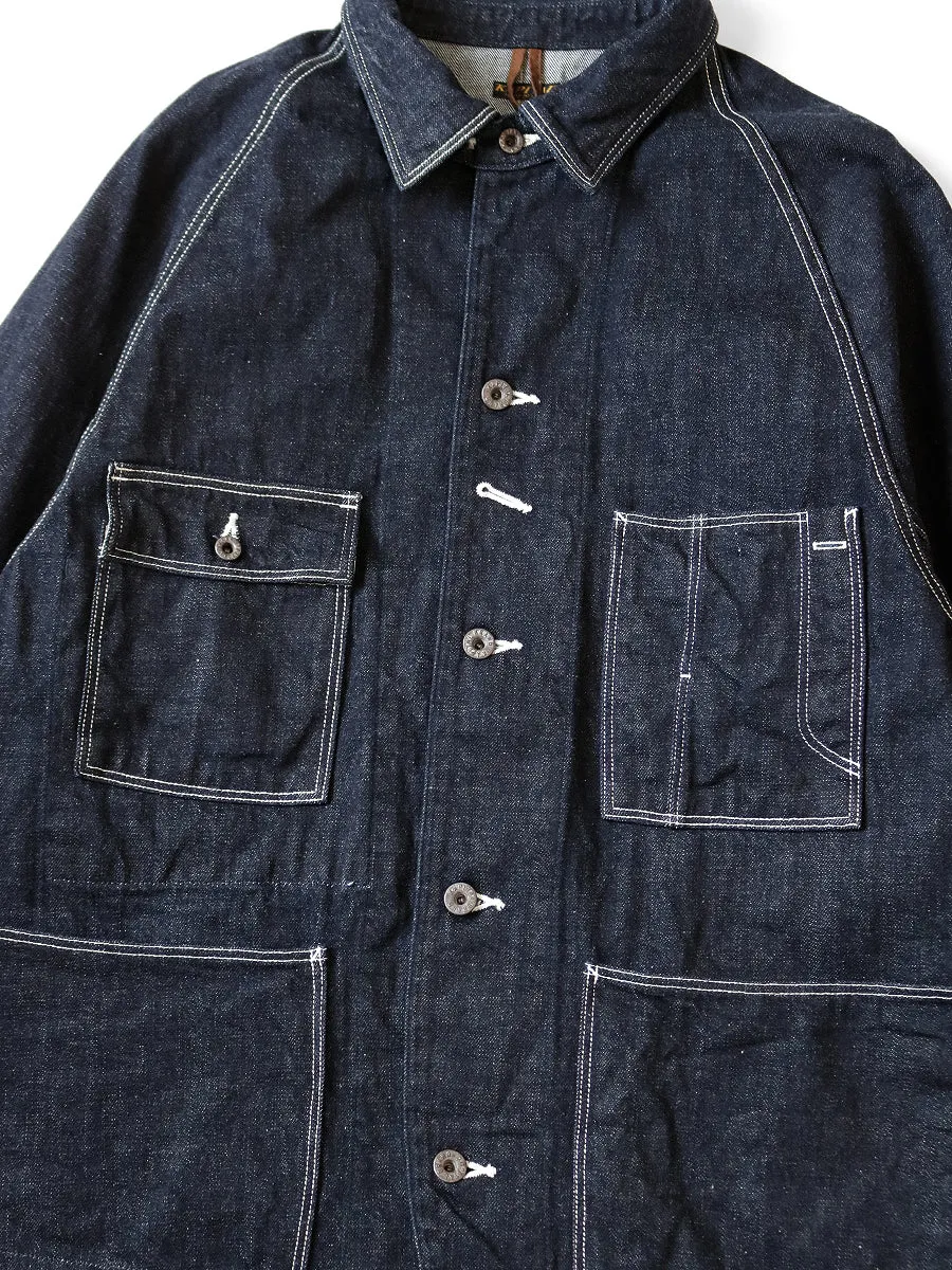 Kapital 12oz Denim CACTUS Coverall - INDIGO