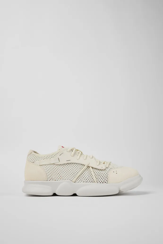 Karst White Textile Sneaker for Men