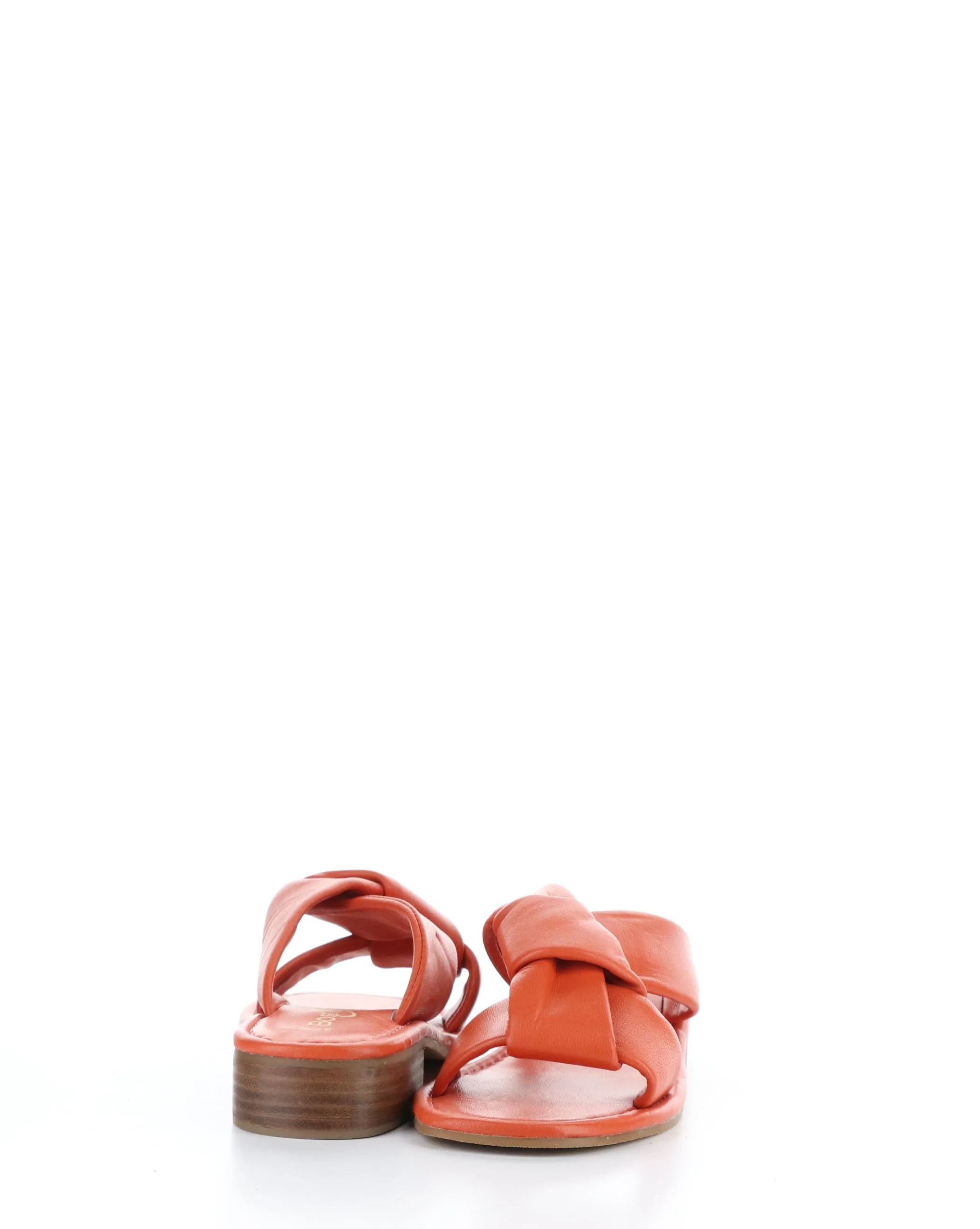 KNICK ORANGE Round Toe Sandals