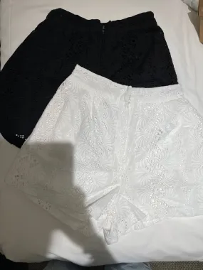 lace shorts