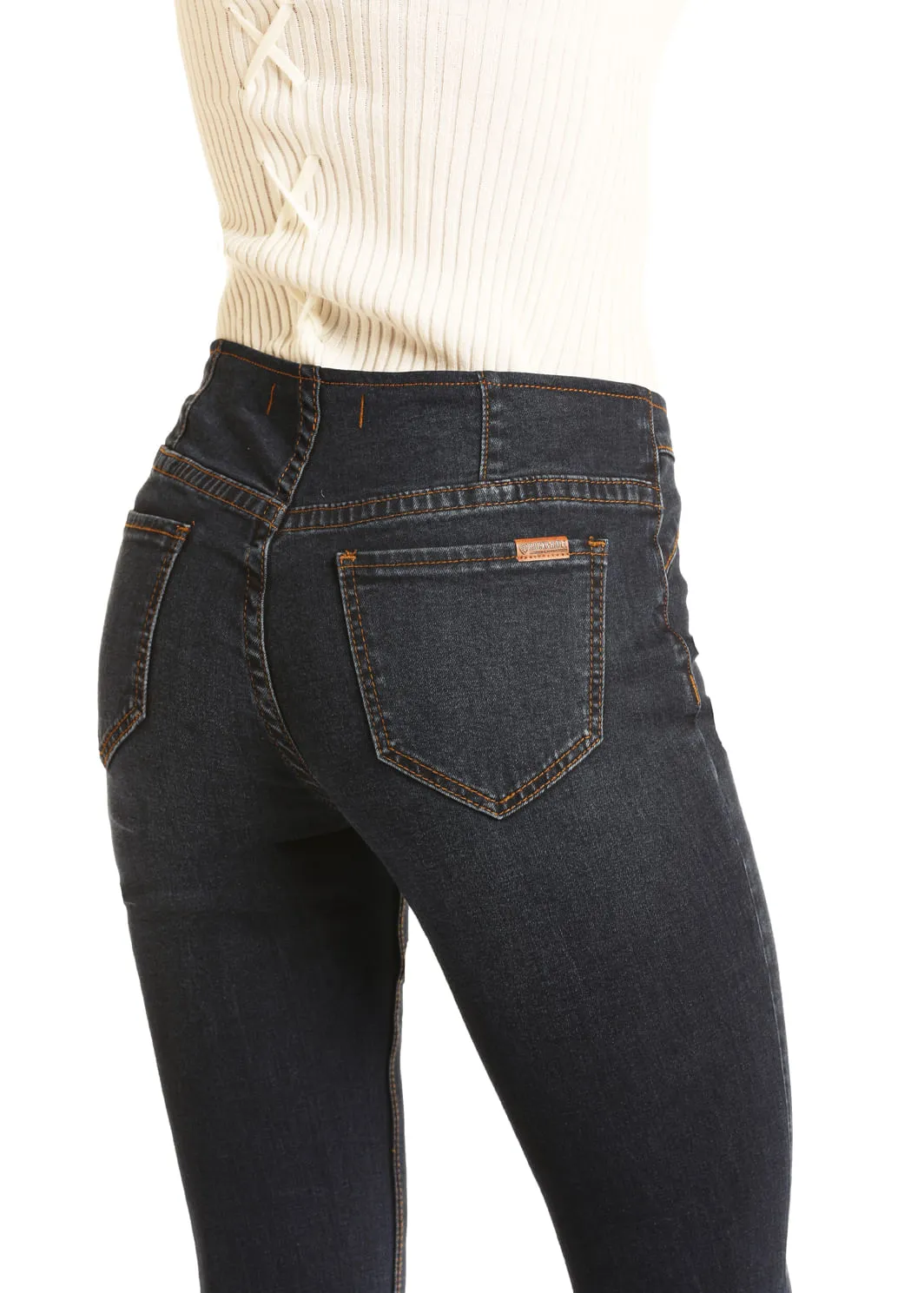 Ladies Panhandle Slim Denim Flare Jeans