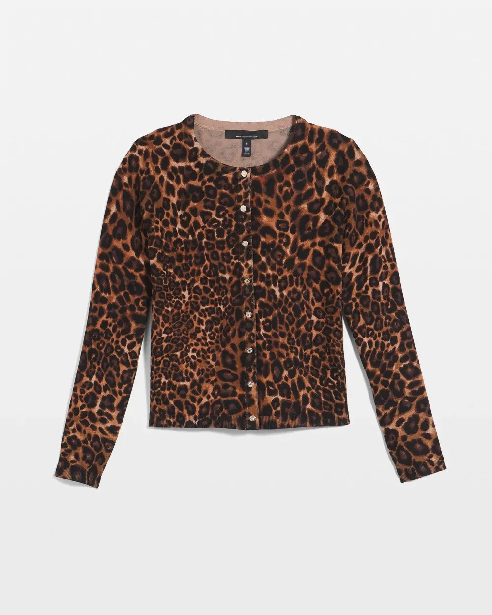 Leopard Print Cardigan Sweater