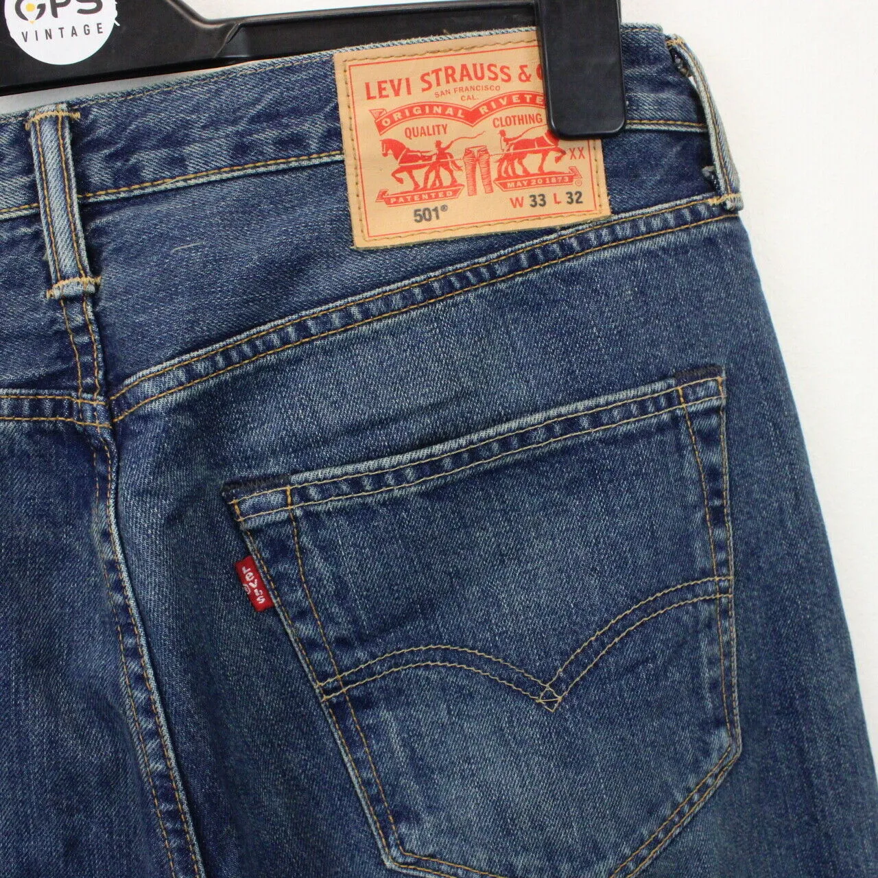 LEVIS 501 Jeans Mid Blue | W34 L30