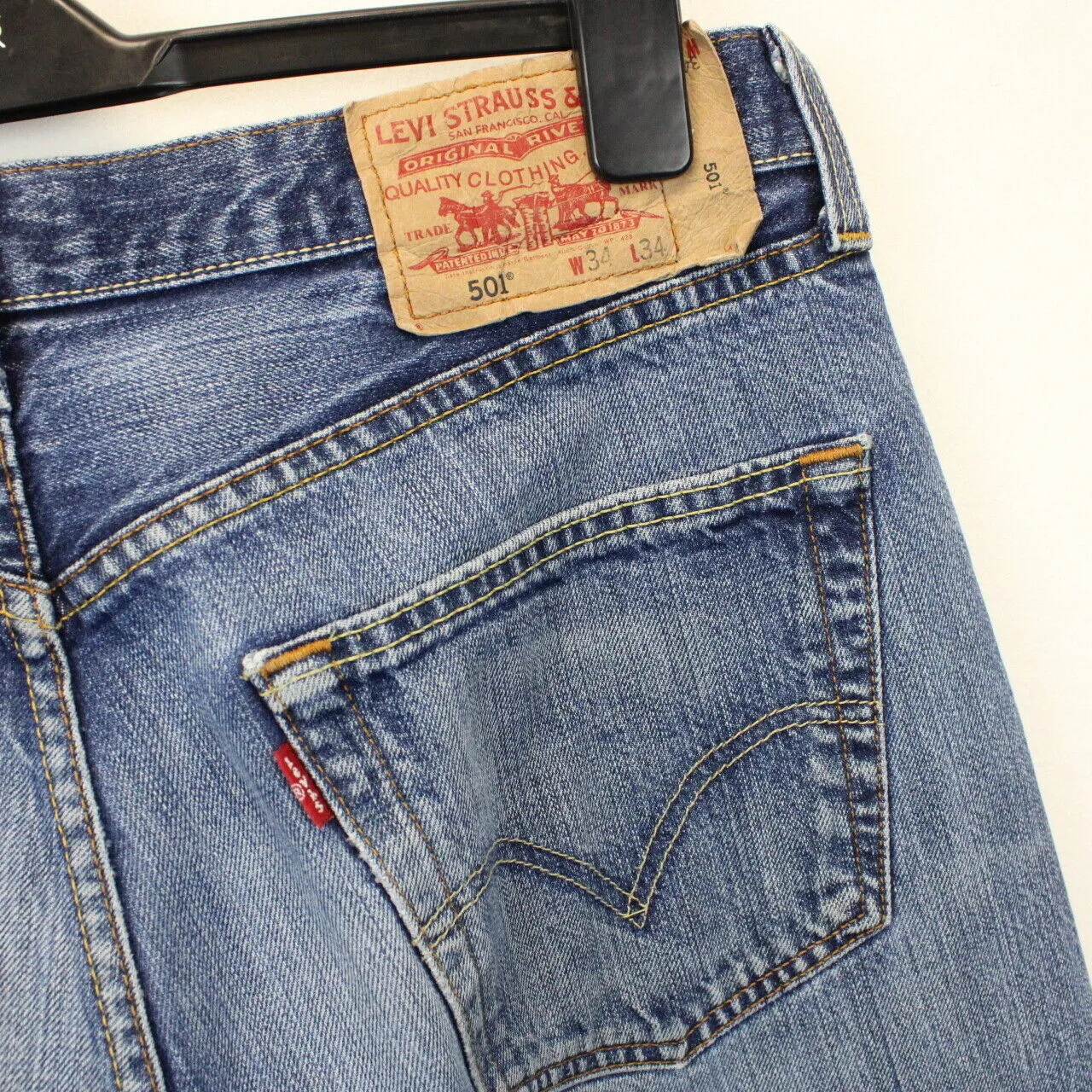 LEVIS 501 Jeans Mid Blue | W34 L34