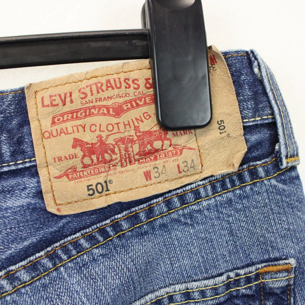 LEVIS 501 Jeans Mid Blue | W34 L34