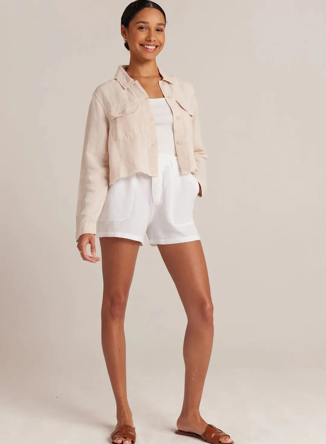 Lily Frayed Hem Jacket