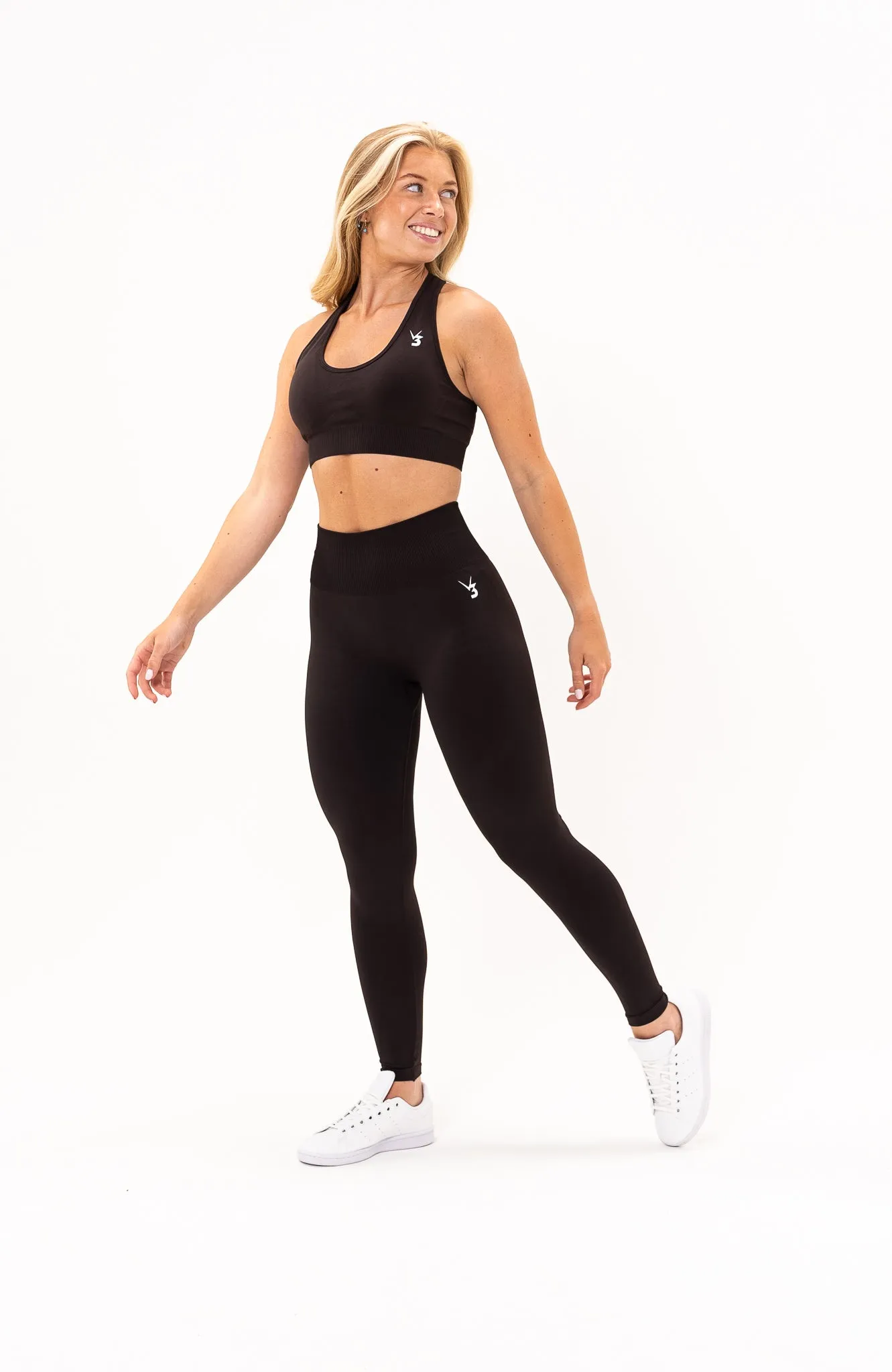 Limitless Seamless Leggings & Sports Bra Set - Walnut Brown