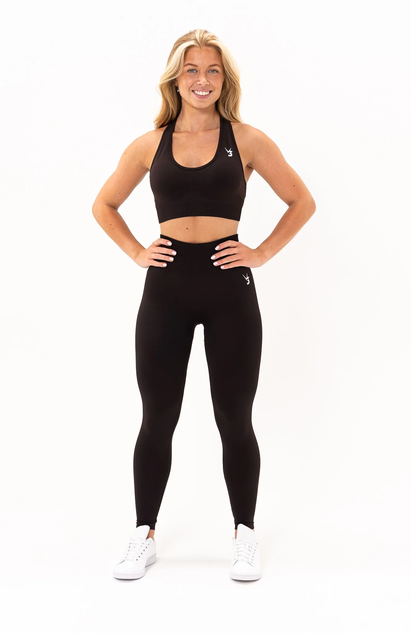 Limitless Seamless Leggings & Sports Bra Set - Walnut Brown