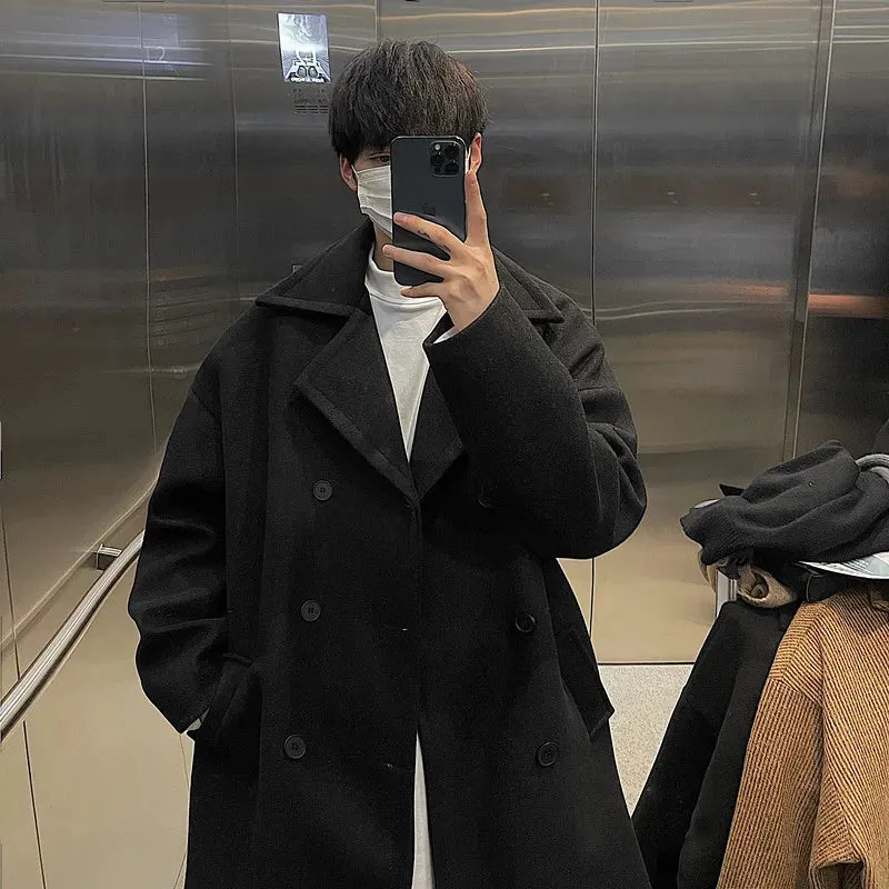 Long Dust Double Breasted Trench Coat