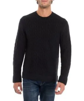 Lucky Brand Men's Cable Crew Neck Sweater