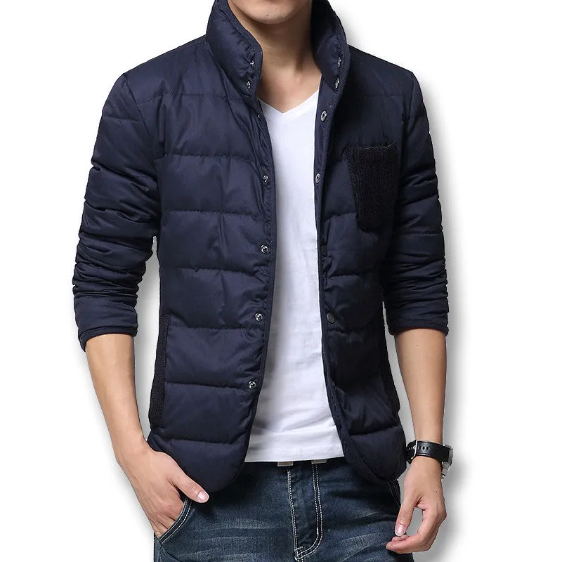 Men Downs Jackets Men's Outwears Slim Fit Warm Jackets Down Parkas SM6