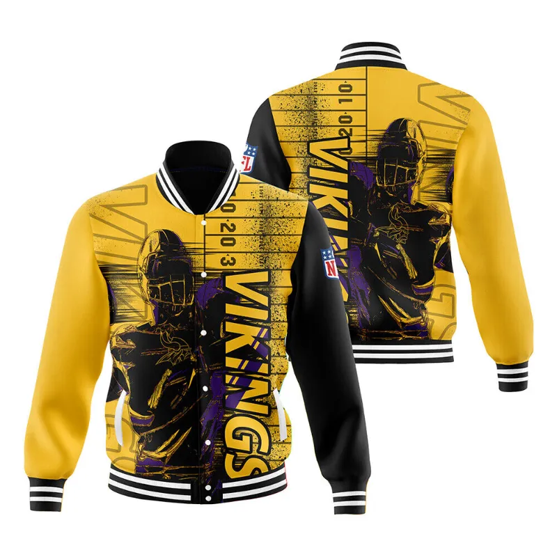 Minnesota Vikings Varsity Jacket - William Jacket