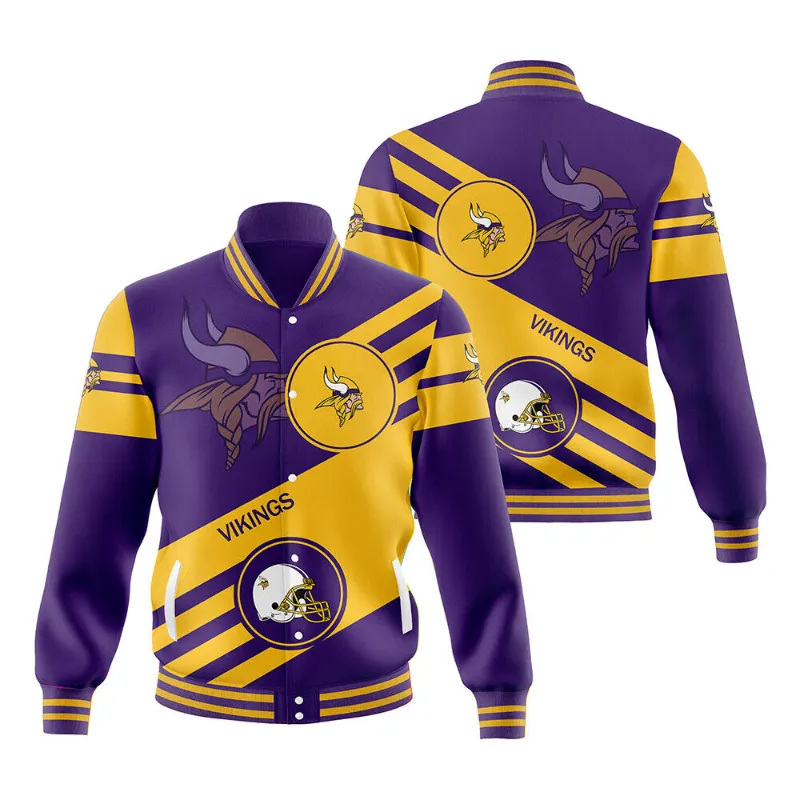 Minnesota Vikings Varsity Jacket - William Jacket