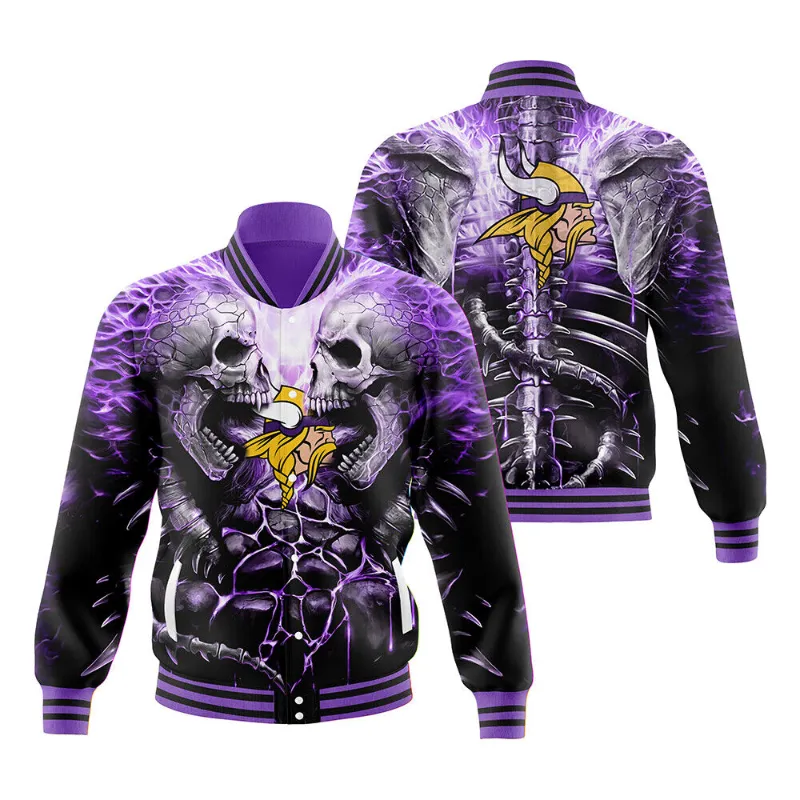 Minnesota Vikings Varsity Jacket - William Jacket