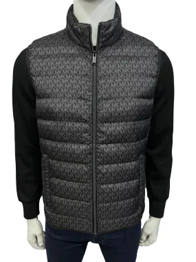 MK Logo Quilted Black Gilet