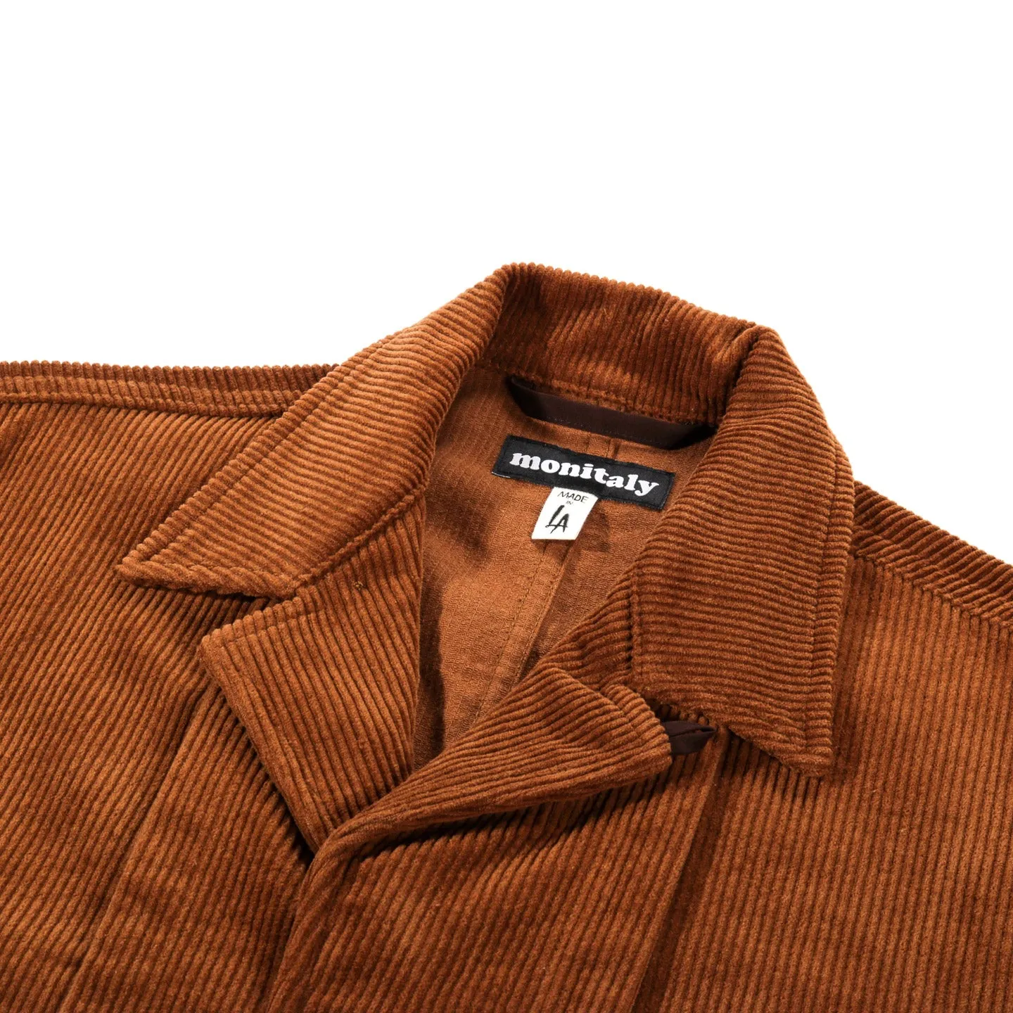 MONITALY HARVESTER JACKET CORDUROY 8-WALE CHESTNUT