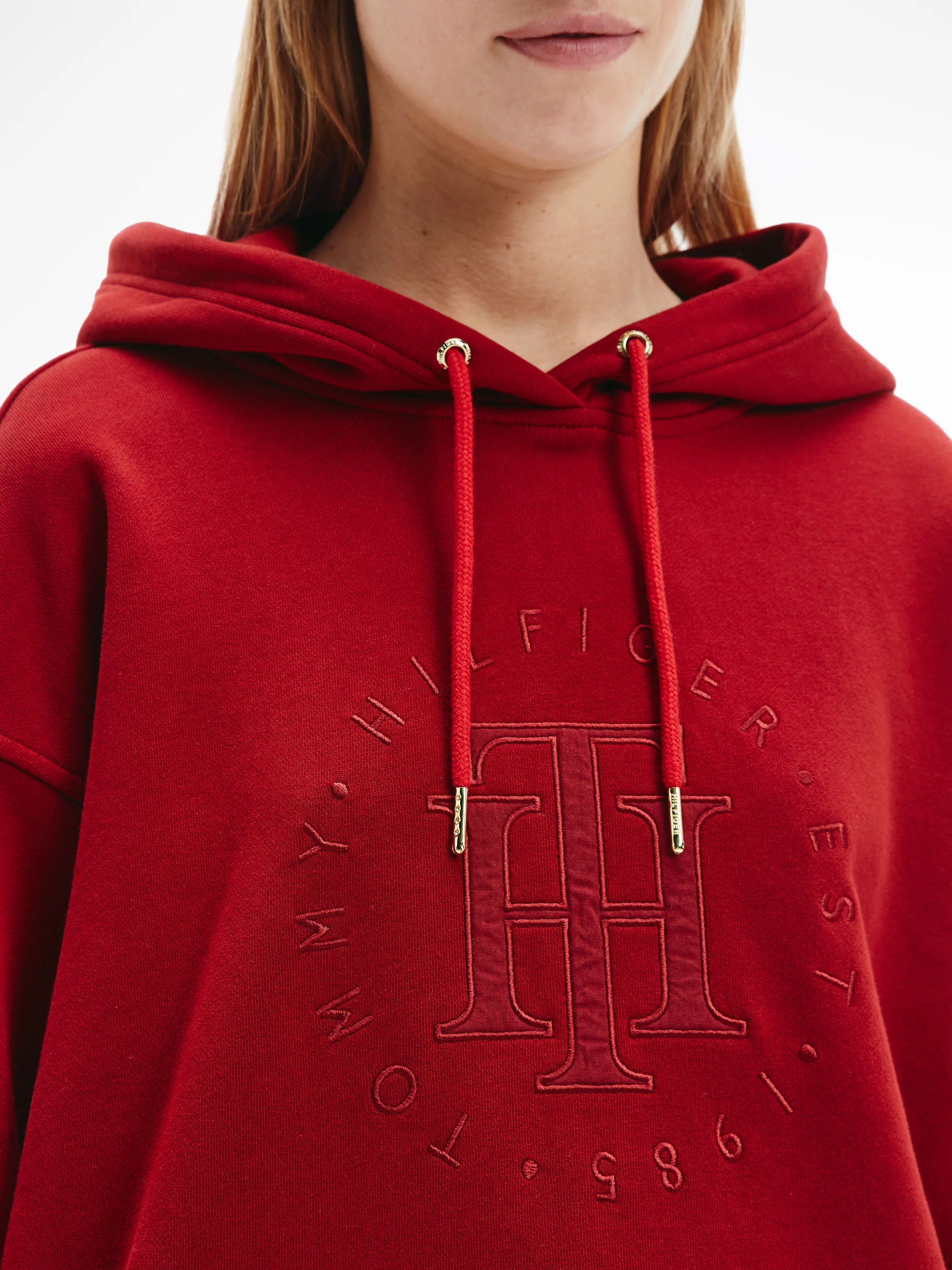 Monogram Organic Cotton Hoodie | Hoodies | Tommy Hilfiger