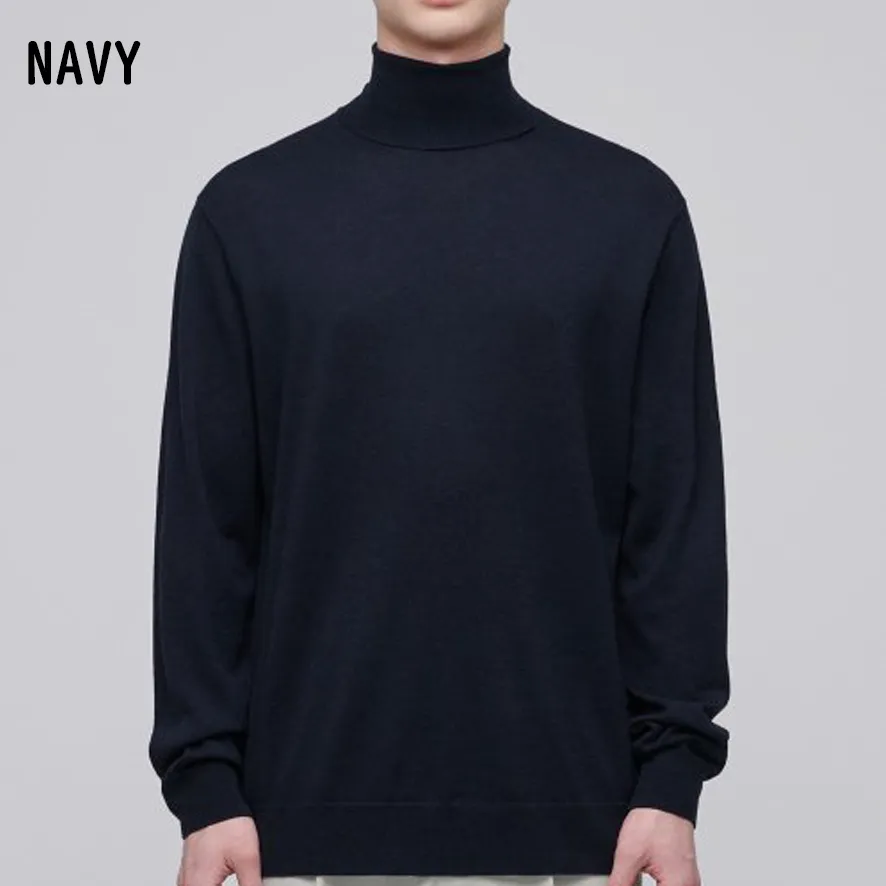 MUSINSA STANDARD  |Wool Nylon Street Style Long Sleeves Plain Sweaters