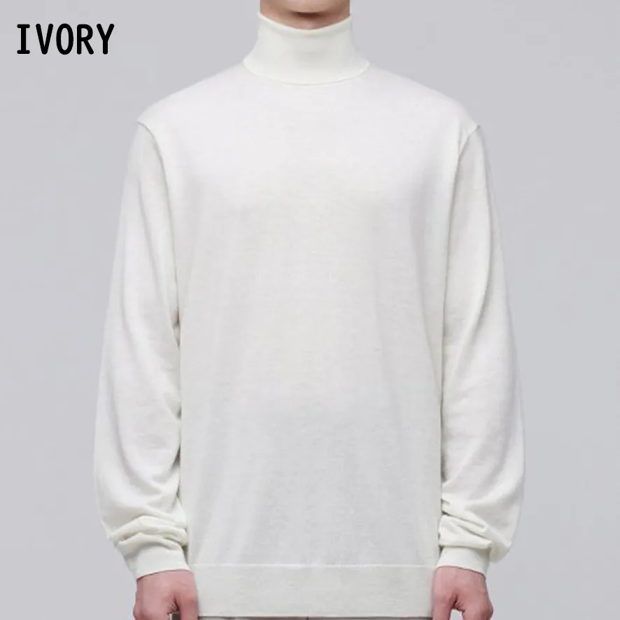 MUSINSA STANDARD  |Wool Nylon Street Style Long Sleeves Plain Sweaters