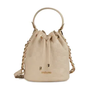 MYRAB BUCKET BAG- Cream