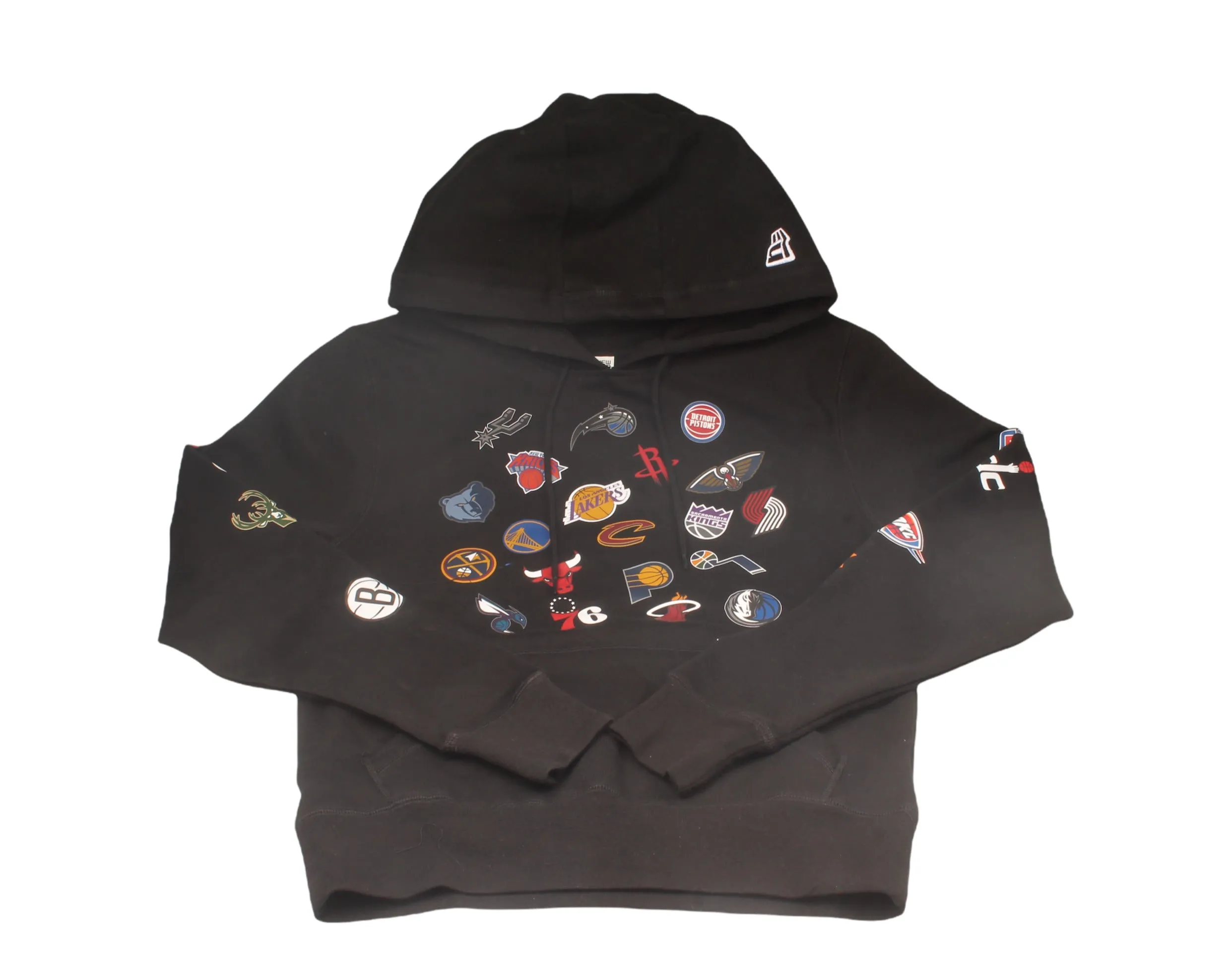 New Era NBA All Over Team Logos Pull-Over Men's Hoodie