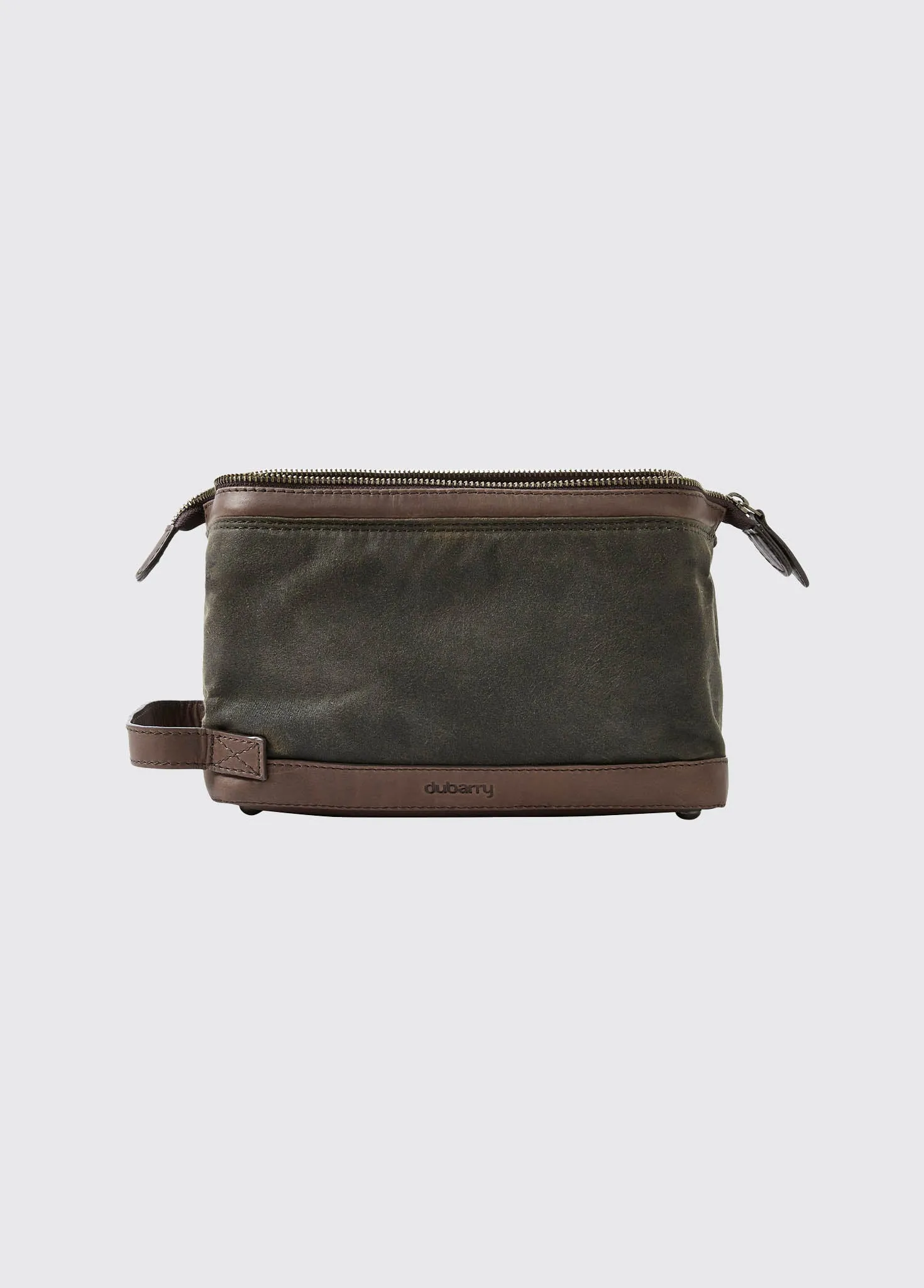 Newgrange Mens Wash Bag - Olive