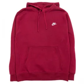 Nike Men Sportswear Club Fleece Hoody (dark beetroot / dark beetroot / white)