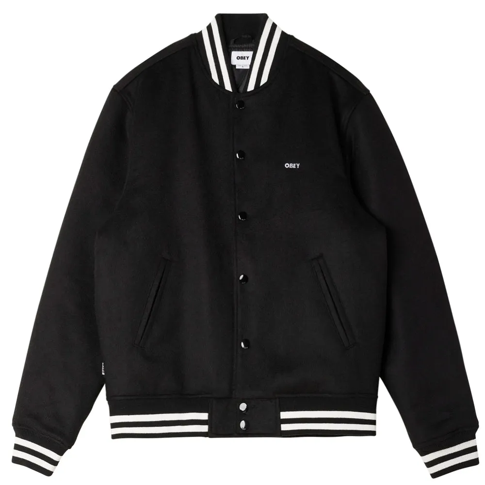 OBEY LEAGUE ICON JACKET // BLACK