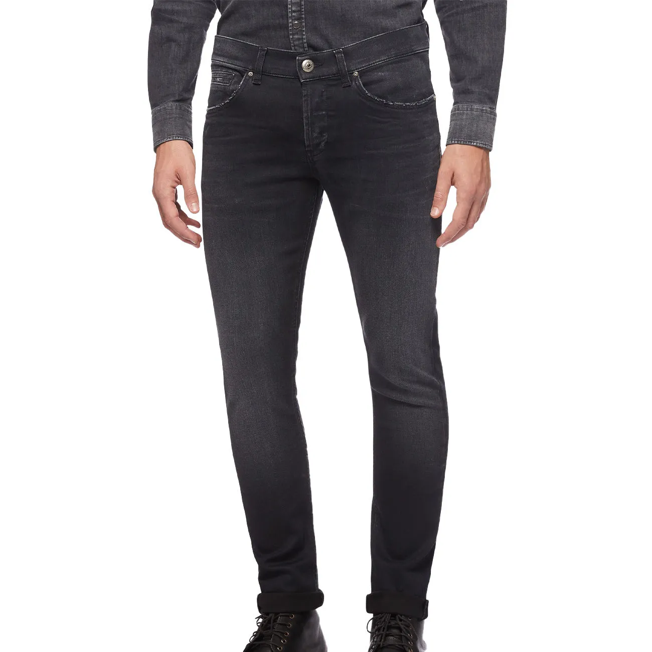 PANTALONE GEORGE Uomo Nero