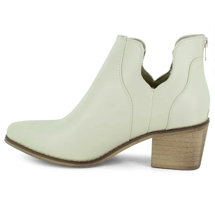 Pierre Dumas Women's West-4 Bootie - Cream 89881-105