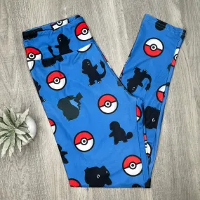 Pokemon Blue Soft Leggings