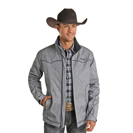 Powder River Men's Powder Blue Concealed Carry Zip Front Jacket