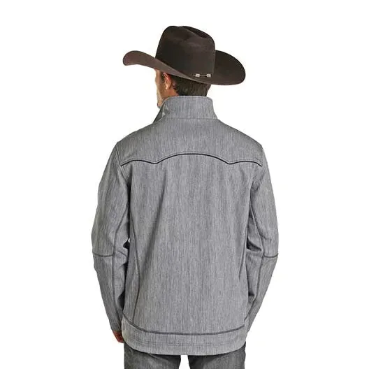 Powder River Men's Powder Blue Concealed Carry Zip Front Jacket