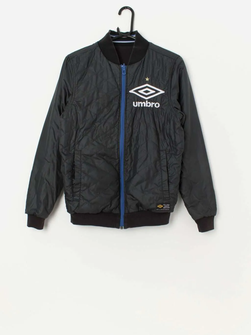 Rare 80s vintage reversible Umbro puffer jacket – Small