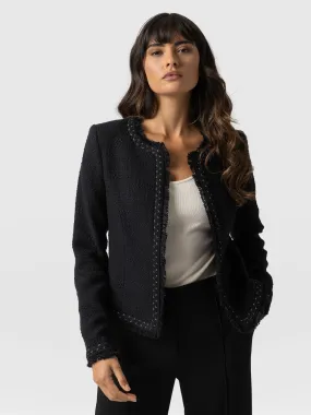 Rayner Jacket - Black Bouclé