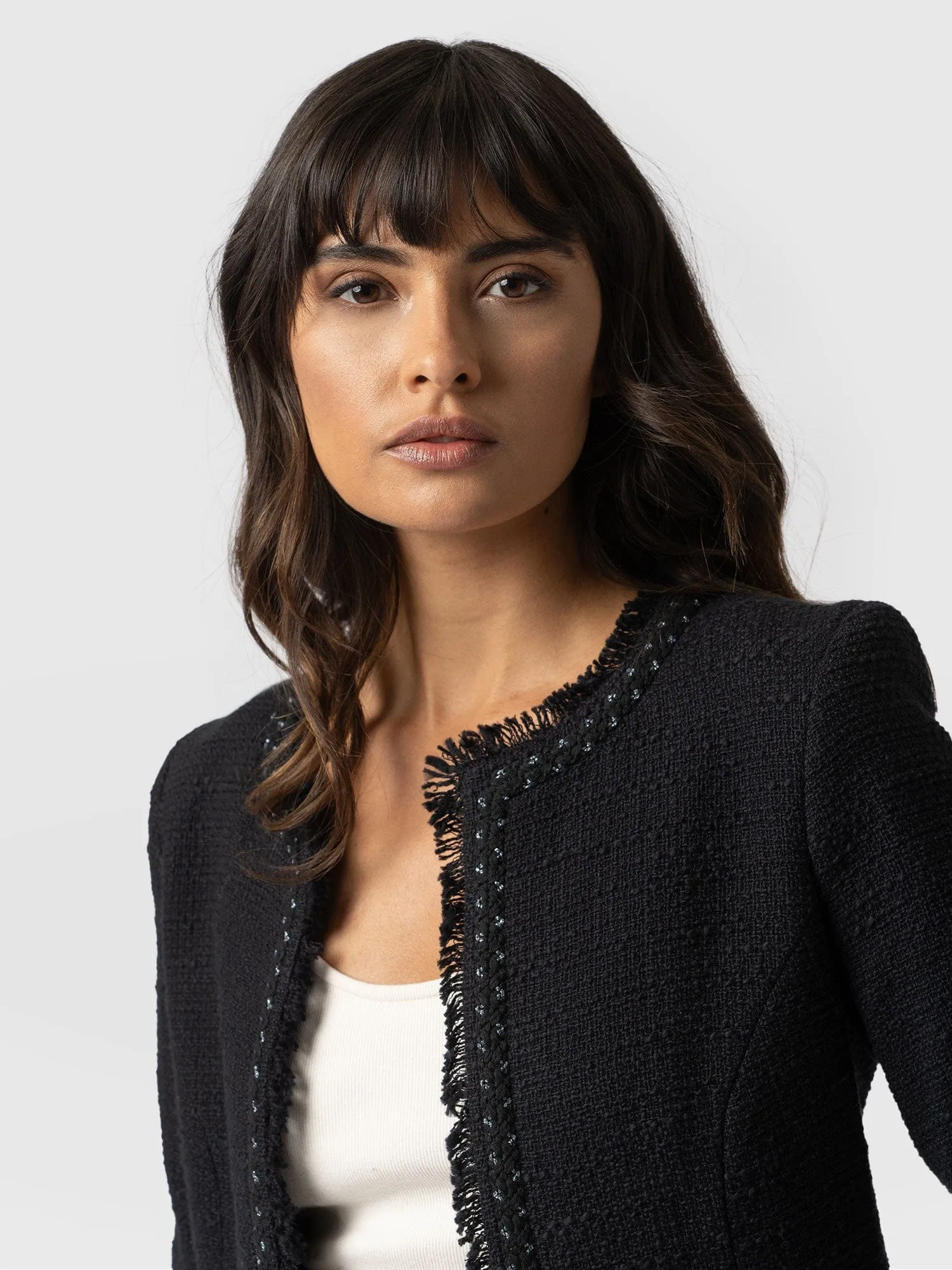 Rayner Jacket - Black Bouclé