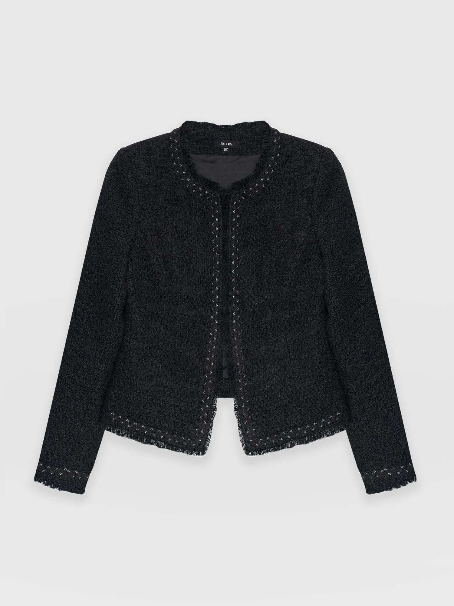 Rayner Jacket - Black Bouclé