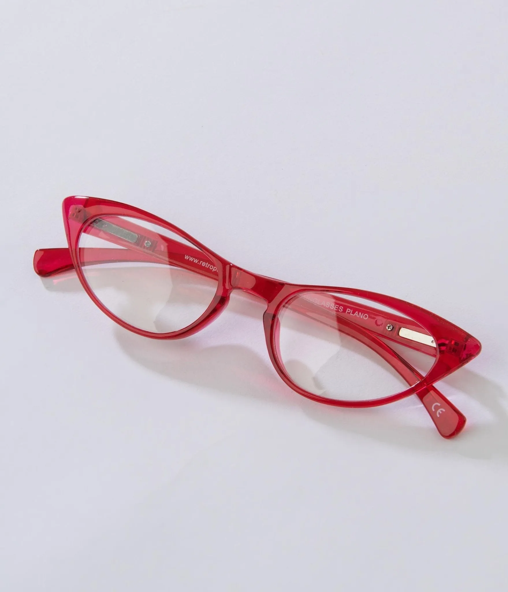 Red Cat Eye Glasses