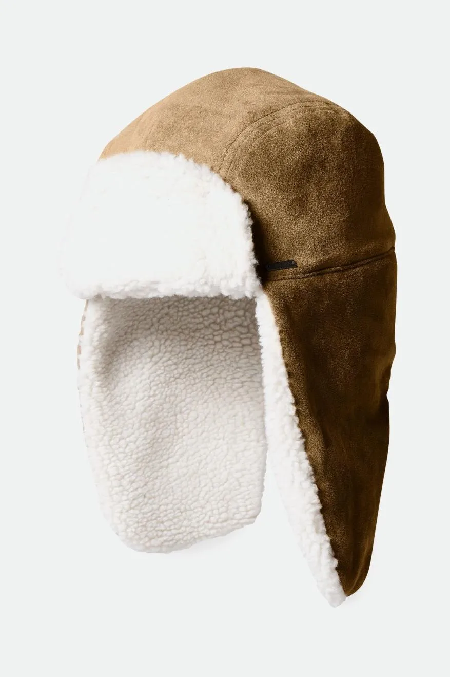 Reserve Vegan Shearling Trapper Hat - Sand