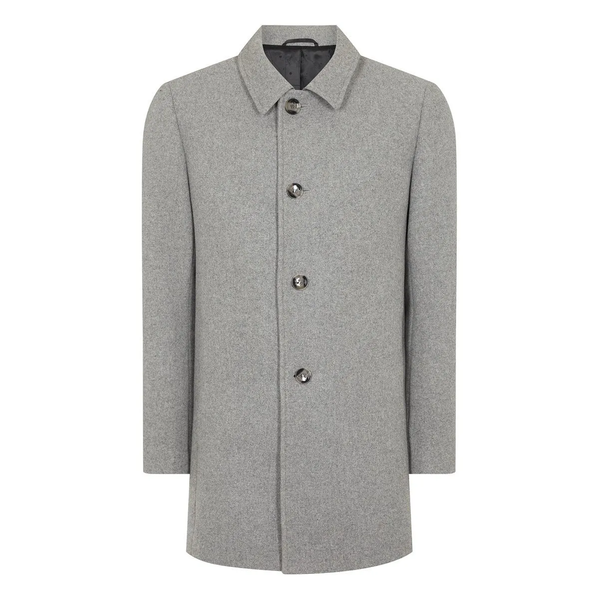 Rowan Tailored Wool Coat Grey