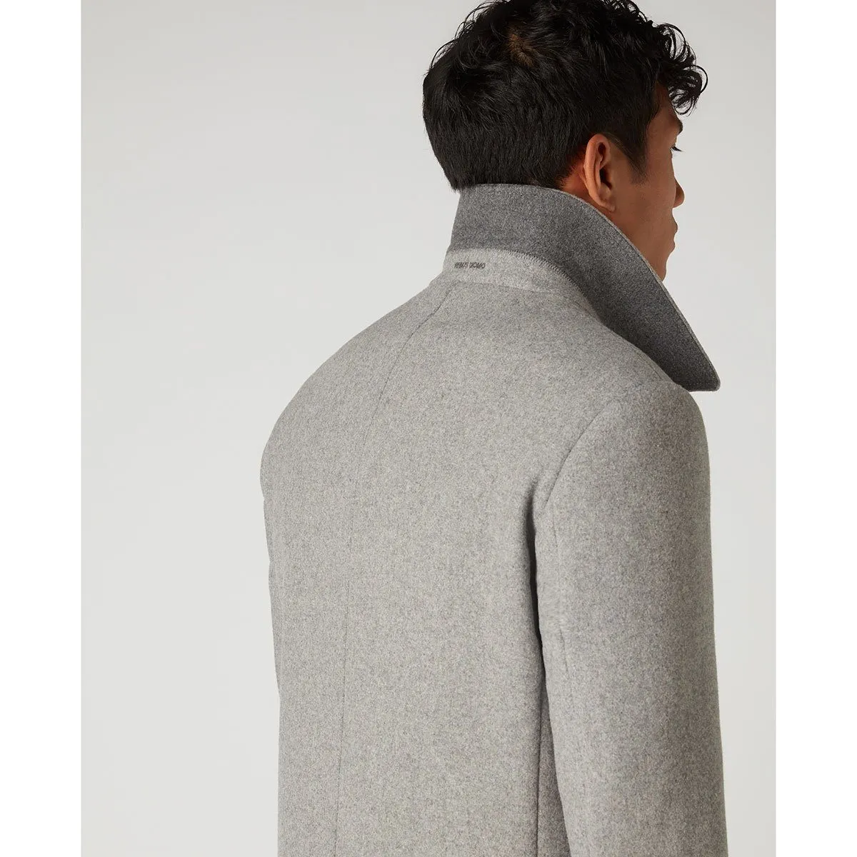 Rowan Tailored Wool Coat Grey