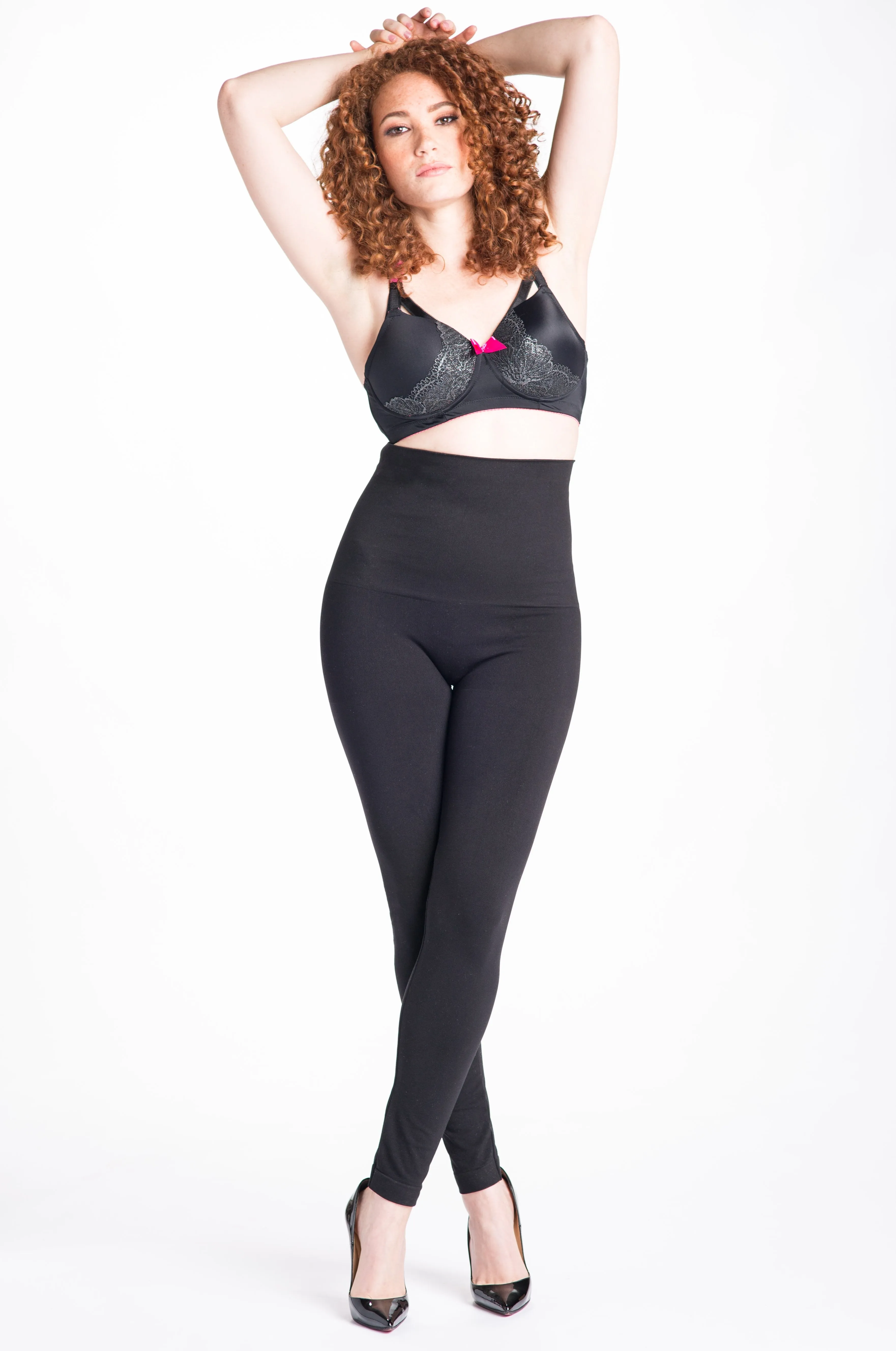 Snapback Postpartum Leggings - Black