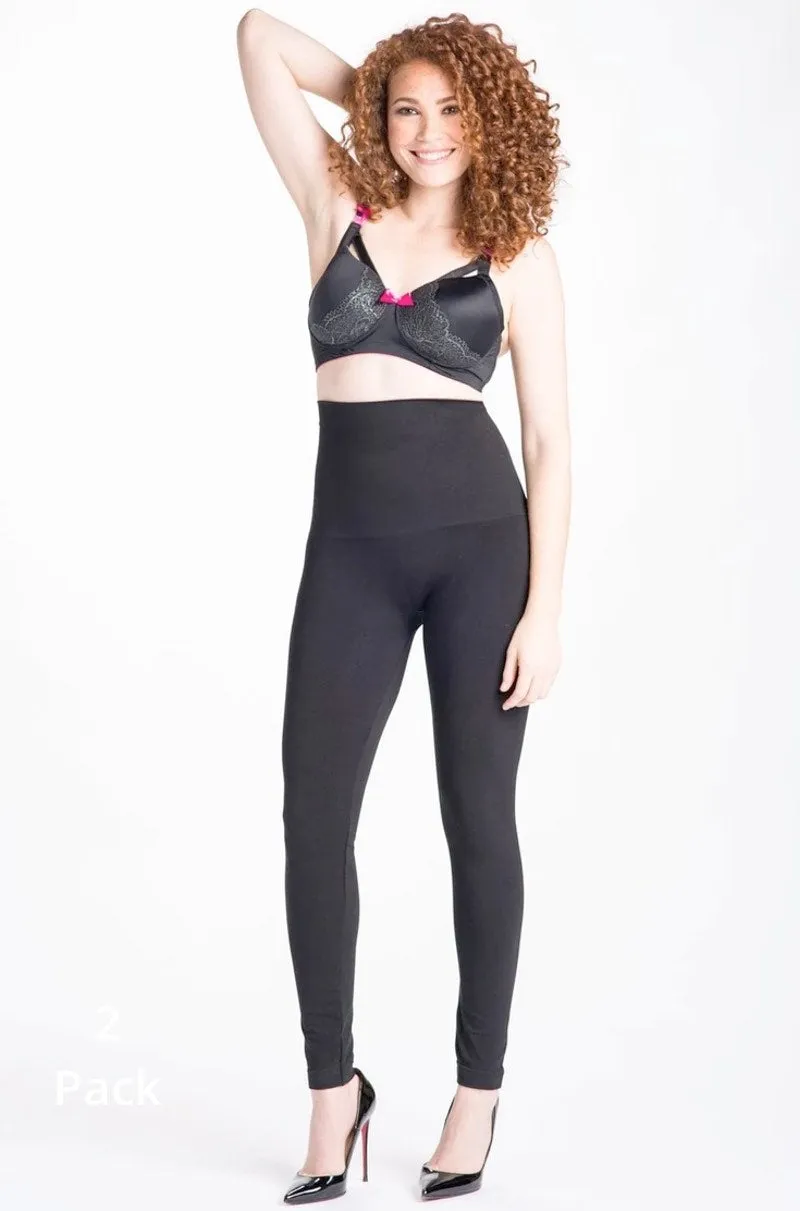 Snapback Postpartum Leggings - Black