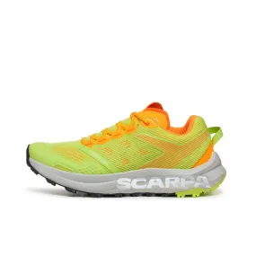 SNEAKERS SPIN PLANET Man Sunny Green Orange Fluo