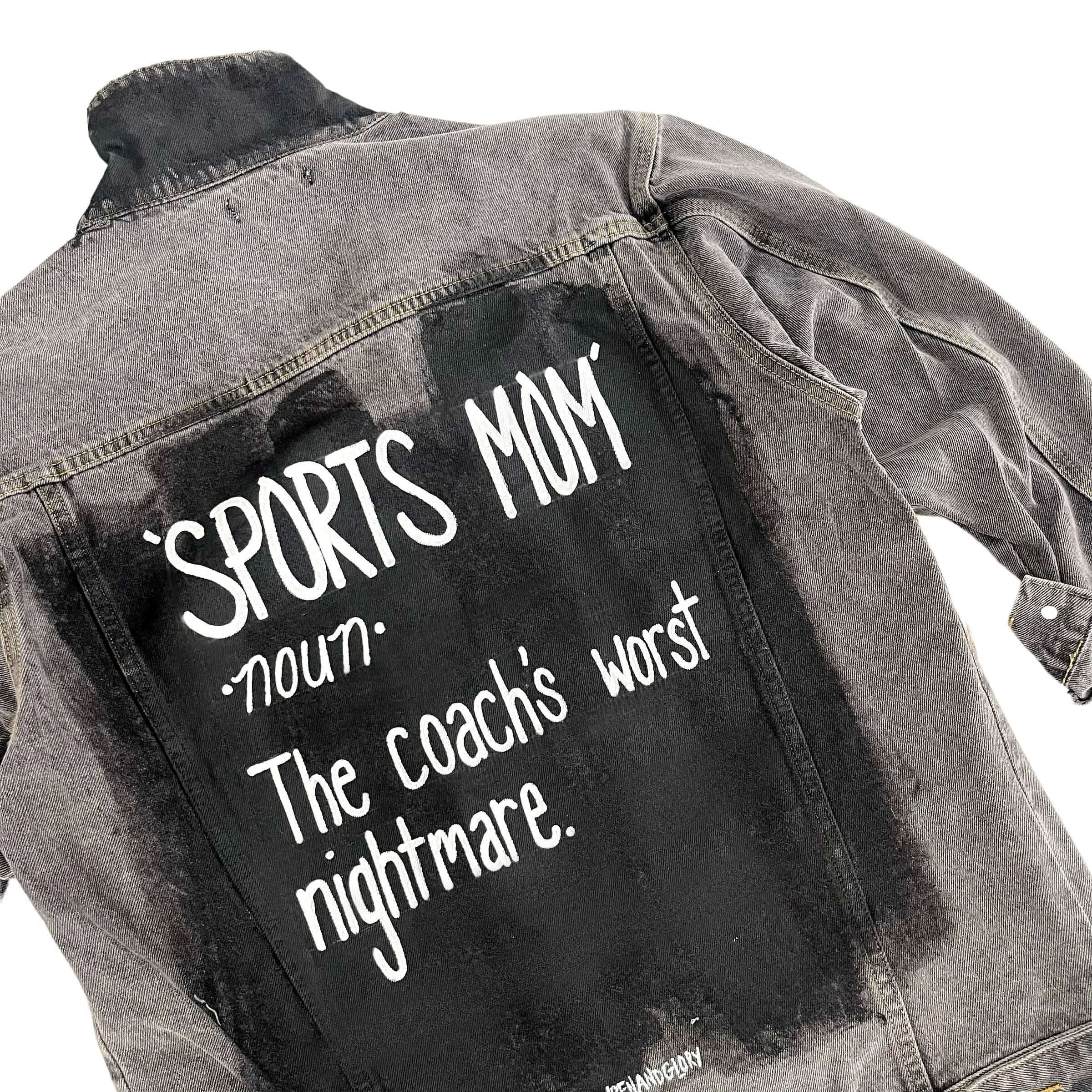 'Sports Mom' Denim Jacket